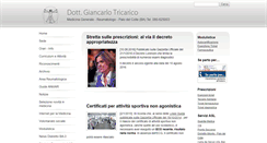 Desktop Screenshot of dottortricarico.it